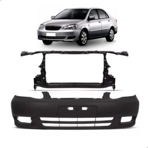 Kit Envolvente E Painel Frontal Corolla 2003 A 2004 Novo Preto