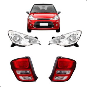Kit Farois E Lanternas Para C3 2013 14 15 16 17 18 19 2020 Ambos Lados