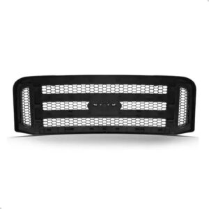 Kit Parachoque F250 2006 A 2012 Dianterio Preto Com Grade Preto