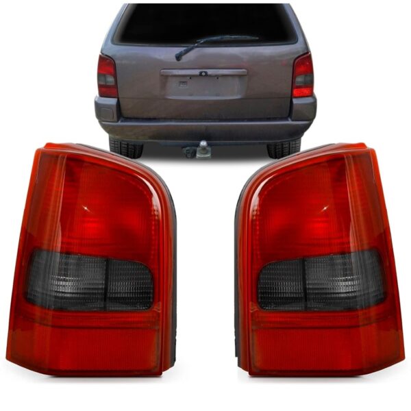 Jogo Sinaleira Traseira Parati G3 1999 00 01 2002 Fumê Fase  Ambos Lados Fumê