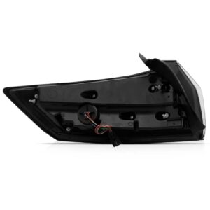 Par Lanterna Traseira Edge Titanium 2016 2017 Canto C/ Led Vermelho