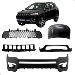 KIT FRENTE PARA JEEP COMPASS 2017 2018 A 2021 FLEX SEM FURO SENSOR