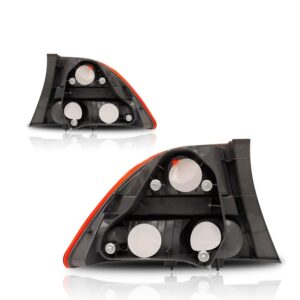 Par Sinaleira Traseira Honda Civic 2007 2008 2009 2010 2011 Vermelho