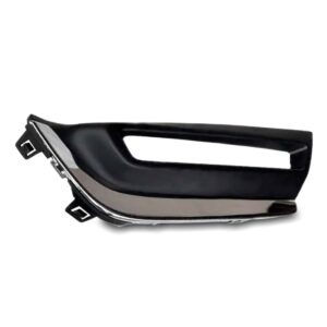 Par Moldura Milha Crv 2018 2019 Com Friso Cromado Preto