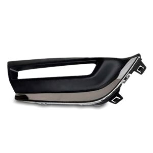 Par Moldura Milha Crv 2018 2019 Com Friso Cromado Preto