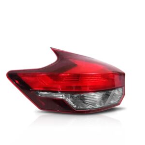 Par Sinaleira Traseira Kicks 2017 2018 2019 2020 2021 Canto Vermelho