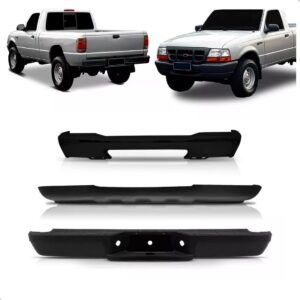 Kit Parachoque Ranger 98 A 03 Dianterio Traseiro E Spoiler Preto