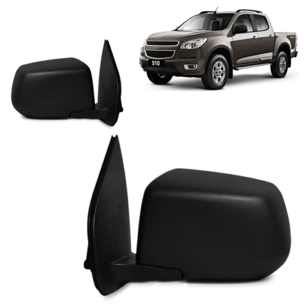 Par Retrovisor S10 2012 2013 14 15 2016 Texturizado Eletrico