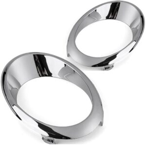 Par Moldura Farol Milha Auxiliar Fusion 13 14 15 16 Cromado Cromado Ambos Os Lados