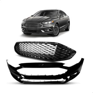 Envolvente Para Ford Fusion 2017 2018 2019 C/ Grade Colmeia Preto