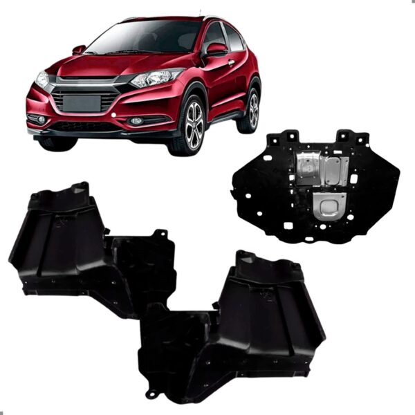 Kit Defletor Para Hrv 2015 A 2021 Central E Par Laterais