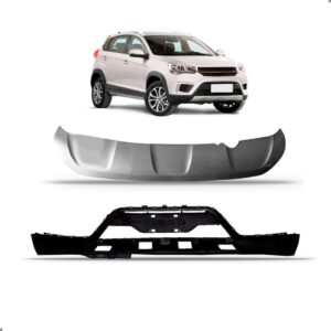 Kit Parachoque Inferior E Spoiler Tiggo 2 2018 19 20 21 2022 Para Pintar
