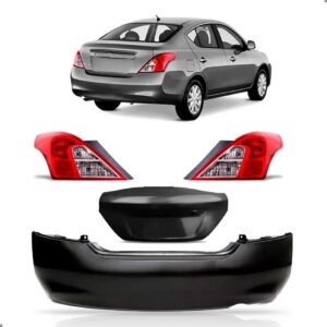 Kit Colisão Traseira Compativel Com Nissan Versa 2011 A 2014