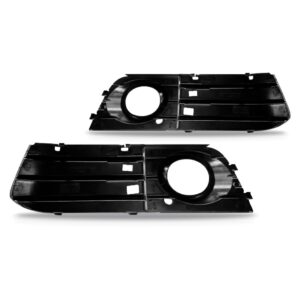 Par Moldura Milha Auxiliar Audi A4 07 08 09 10 2011 Com Furo Preto