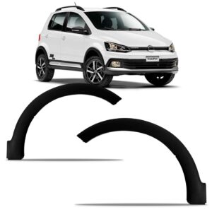 Par Moldura Paralama Dianteiro Crossfox 2015 A 2021 Preto