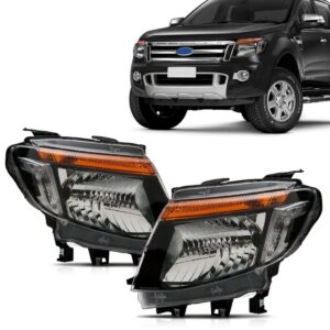 Par Farol Manual Mascara Negra Ranger 2013 A 2016