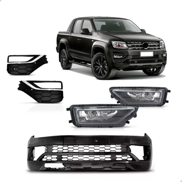 Envolvente Amarok 2017 A 2023 C/moldura E Milha 1a Linha  Preto