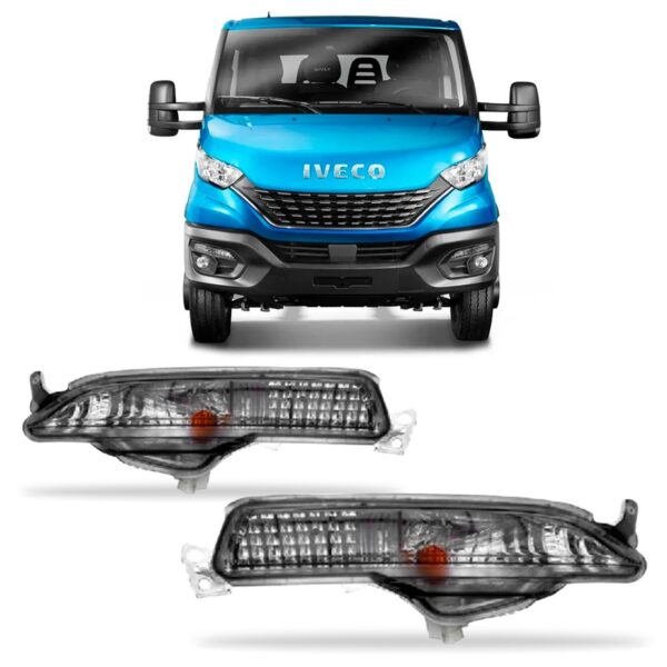 Par Farol Milha Daylight Para Iveco Daily 2020 2021 2022