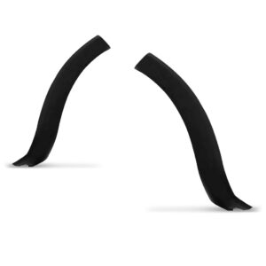 Par Moldura Vão De Roda Dianteiro Crossfox 2011 A 2014 Preto