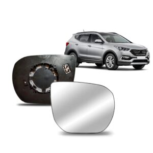Par Lente De Retrovisor Com Aquecedor Santa Fe 2014 A 2019
