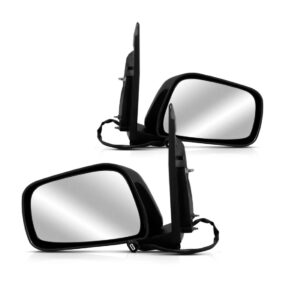 Par Retrovisor Eletrico Capa Preta Frontier 2008 A 2016