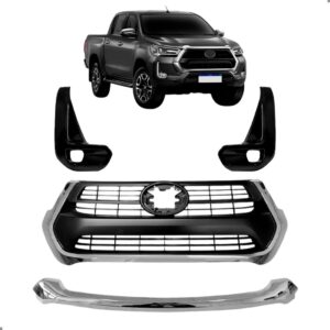 Kit Grades Para Pickup Hilux 2021 2022 2023 2024 2025 Ambos Lados
