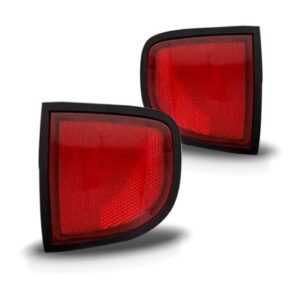 Par Refletor Parachoque Triton 2007 08 09 10 11 12 13 A 2016 Vermelho