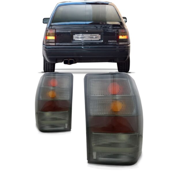 Par Sinaleira Traseira Omega 1993 94 95 1996 1997 1998 Fume