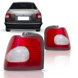 Par Sinaleira Traseira Tempra 1996 A 99 Bicolor C/ Garantia Vermelho