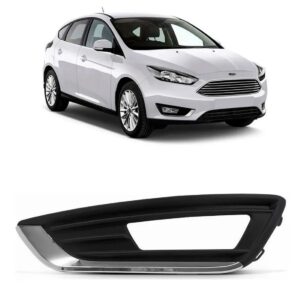 Grade Parachoque Focus 2015 Em Diante C/furo Mold 1a Linha Lado Esquerdo