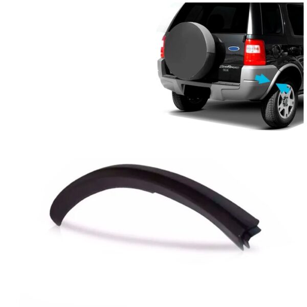 Moldura Paralama Traseiro Ecosport 2003 A 2007 Posterior Lado Esquerdo