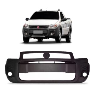 Parachoque Dianteiro Strada Working 2015 A 2017 C/furo Novo Preto