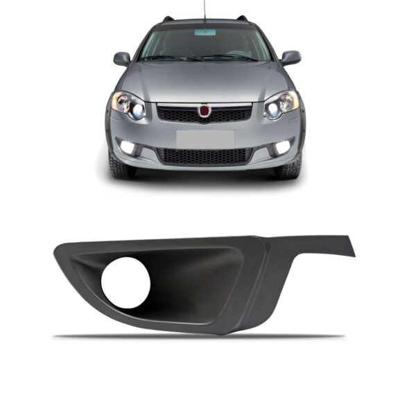 Moldura De Milha Palio Weekend Trekking 2013 A 2016 Com Furo Lado Direito