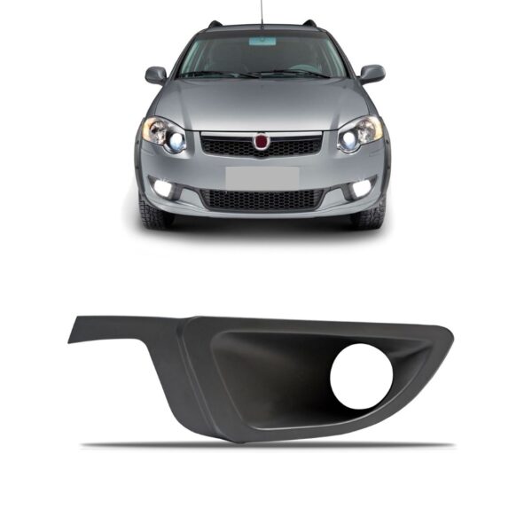 Moldura De Milha Palio Weekend Trekking 2013 A 2016 Com Furo Lado Esquerdo