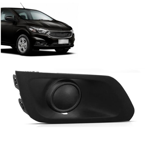 Moldura Farol Milha Onix Prisma 2017 2018 2019 Sem Furo Lado Direito