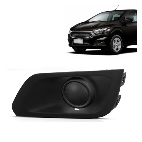 Moldura Farol Milha Onix Prisma 2017 2018 2019 Sem Furo Lado Esquerdo