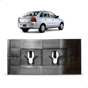 Guia Suporte Parachoque Traseiro Corsa 2000 A 2008 Sedan  Lado Direito