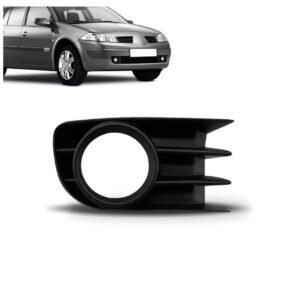 Moldura Farol Milha Megane 2005 06 07 08 2013 Com Furo Lado Direito