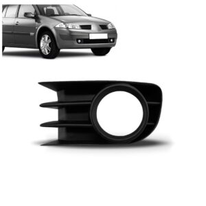 Moldura Farol Milha Megane 2005 06 07 08 2013 Com Furo Lado Esquerdo