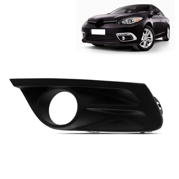 Moldura Farol Milha Fluence 2013 2014 15 16 2017 Com Furo Lado Esquerdo
