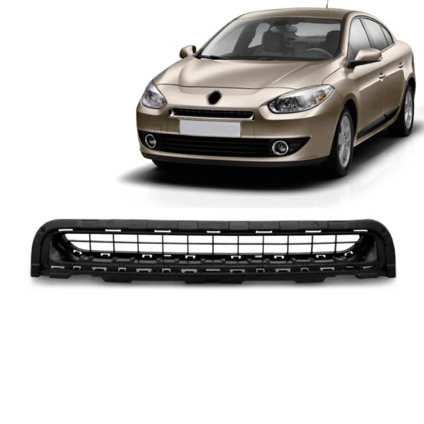Grade Radiador Para Renault Fluence 2010 A 2013 1a Linha Preto