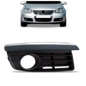 Moldura Farol Milha Jetta 2006 07 08 A 2011 Friso Cromado Lado Direito