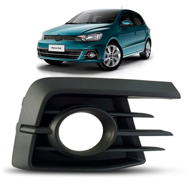 Moldura Farol Milha Gol G7 2016 2017 2018 2019 Com Furo Lado Esquerdo