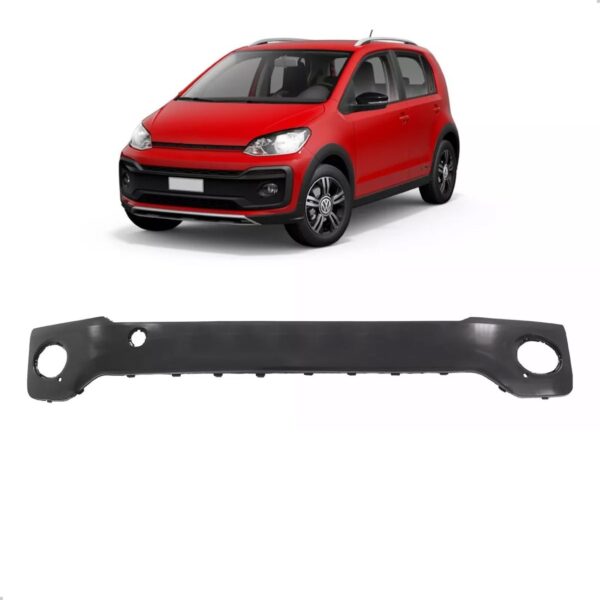 Moldura Central Do Parachoque Up 2017 A 2021 Com Furo Milha