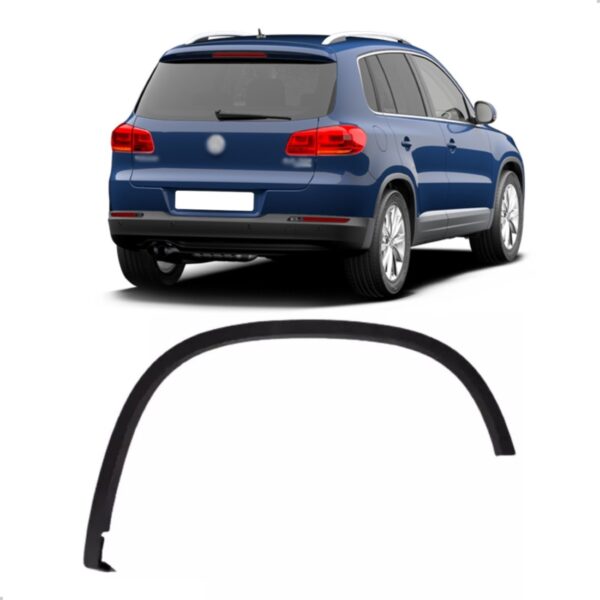 Alargador Paralama Tiguan 2008 2009 2010 2011 Traseiro Lado Esquerdo