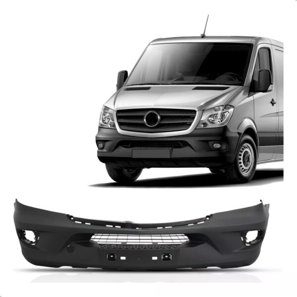 Parachoque Sprinter 2016 17 18 2019 Dianteiro 1a Linha  Preto