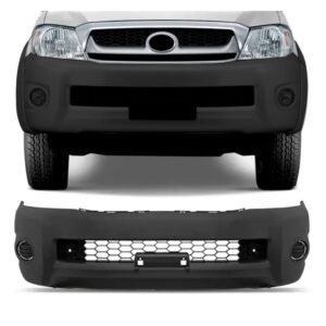 Parachoque Dianteiro Hilux 2009/2012 Sem Furo 1a Linha  Preto