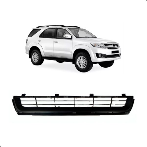 Tela Grade Para Hilux Sw4 2012 A 2015 Parachoque Central Preto Fosco