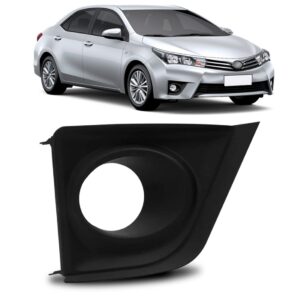 Moldura Farol Milha Corolla 2015 2016 2017 Com Furo Promoção Lado Direito