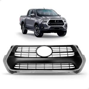 Grade Hilux 2021 A 2022 Com Moldura Cromada
